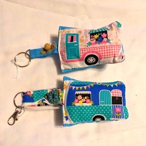 1 Camper Purse Charm Keychain Hand Crafted *choose 1